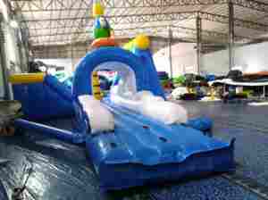 Parc aquatique gonflable commercial, parcours d'obstacles, matériau PVC de qualité commerciale, utilisation intérieure/extérieure, piscine, marque Minye, CE - Product Image 3