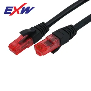 Factory OEM Dual Color Cat5E Cat6 Cat6A Cat7 Cat8 Ethernet UTP FTP SSTP 0.5 M 1m 5m Cat 6 Patch Cord For Color Management