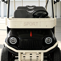 Voiturette de golf électrique SumEV haute performance 60V à batterie au plomb, 4 places, autonomie 30-50km pour terrains de golf de plage