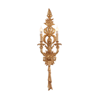 Empire européen Royal chambre applique murale vanité laiton classique applique murale applique murale Led pour l'éclairage du couloir