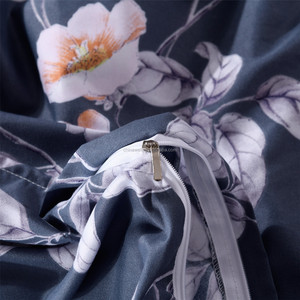 Juego de <span class=keywords><strong>funda</strong></span> de edredón de microfibra de lujo <span class=keywords><strong>Queen</strong></span> 1000-TC, <span class=keywords><strong>funda</strong></span> de cama de 3 piezas con cremallera para uso doméstico, relleno de poliéster - Product Image 5