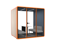 Flexspace 2023 nouvelle confidentialité insonorisée cabine téléphonique enregistrement sécurité lieu de travail bureau Pod bureau avec meubles à vendre