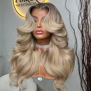 Nuove Parrucche XZY 2025 per Donne con Frontale in Pizzo, <span class=keywords><strong>Capelli</strong></span> Brasiliani Ondulati, Calotta in Pizzo Trasparente, Taglia Grande, Grigio Argento, <span class=keywords><strong>Capelli</strong></span> Umani Grezzi - Product Image 1