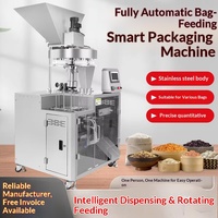 Machine d'emballage automatique à alimentation par sac pour liquides, granulés, poudres, assaisonnements, cacahuètes frites, graines de melon, riz, céréales, aliments