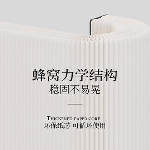 Réceptionniste de type <span class=keywords><strong>rond</strong></span>, bureau blanc, étagère pliable pour l'affichage de marchandises, stand d'exposition pour la maison, le bureau et le salon - Product Image 5