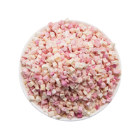 Guoyue Gevriesdroogd Roze Fruit Stukjes Gefriergetrocknete Honigpfirsich Lyofilizovane In Blokjes Gesneden Gevriesdroogde Honing Perzikkorrels