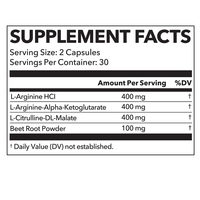 Capsules de L-Arginine OEM avec L-Citrulline et Poudre de Betterave, Capsules Végétaliennes pour la Performance, l'Endurance et le Soutien Musculaire, Marque Privée