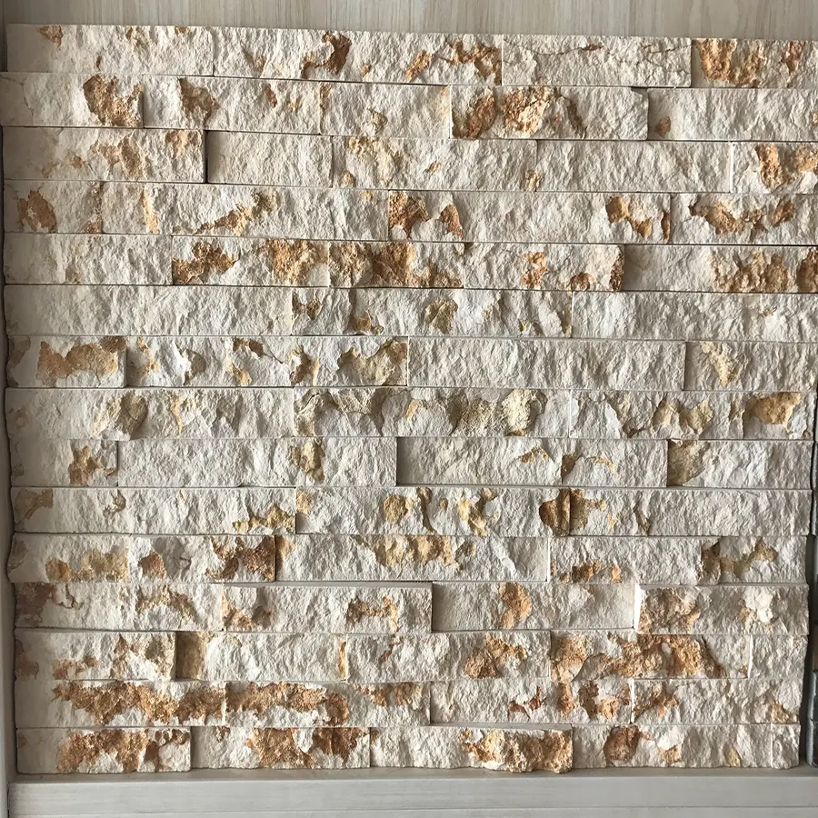 Panel dinding batu alam pelapis dinding eksterior Interior lembaran batu tulis