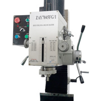 Machine de fraisage et de perçage universelle à tête de broche, machine de fraisage et de perçage manuelle pour l'usinage de l'acier, de l'aluminium et des métaux en usine