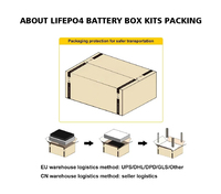 Batterie JKESS HV BMS Lifepo4 100A 200A 16S 32S 48S 64S 80S, kits de boîtes de batteries maîtresses et esclaves haute tension, BMS à équilibrage actif