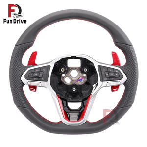 Volant en cuir perforé en gros pour <span class=keywords><strong>VW</strong></span> <span class=keywords><strong>Caddy</strong></span> <span class=keywords><strong>Van</strong></span> - Product Image 3