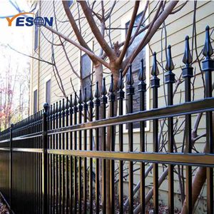 Cheap wrought iron philippines gates and bent top fences for sale - Product Image 3