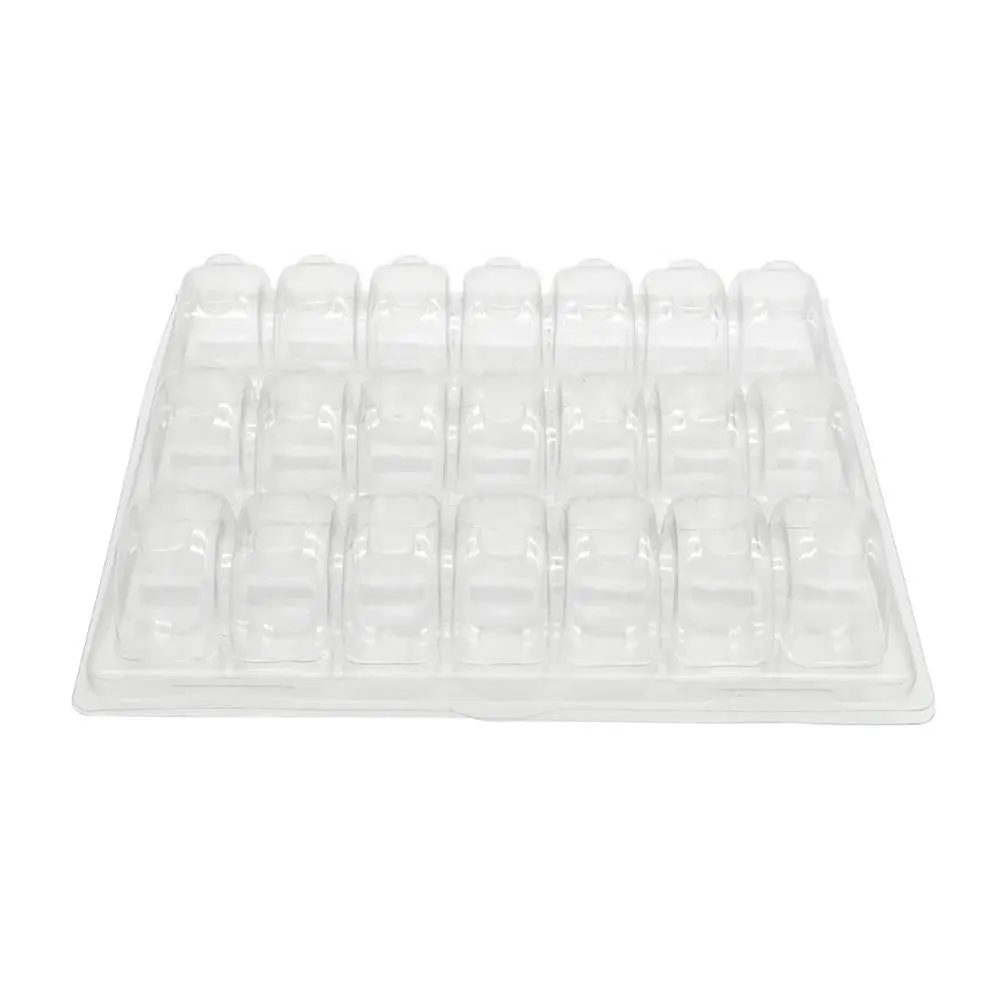 Custom Vacuum Formed Plastic Ampoule Tray Medicine Bottle Blister Packaging 10ml plastic vial tray