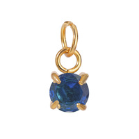 Collar con Piedra de Nacimiento de Diciembre, Acero Inoxidable, Joyería de Moda al por Mayor