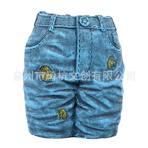 Macetas de resina con forma de sombrero y chaqueta vaquera para suculentas y plantas en maceta, decoración del hogar, regalos artísticos y artesanales - Product Image 5