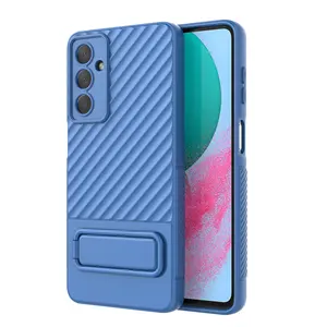 Nueva funda de teléfono de protección completa a prueba de golpes de moda de lujo para SAMSUNG Ultra Skin Feel Stand Phone Case