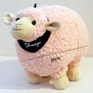 Jouets en peluche personnalisés, moutons alpaga en peluche, super doux, kawaii, animaux en peluche mignons, agneaux en peluche pour les cadeaux d'anniversaire pour bébés et enfants - Product Image 2
