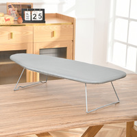 Mesa de Planchar Portátil Personalizable, Tabla Plegable para Planchar Ropa con Soporte Metálico y Gancho para Colgar, Certificación CE