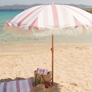 Nouveau <span class=keywords><strong>parasol</strong></span> extérieur transfrontalier Protection solaire parapluie triangulaire tressé coupe gland étanche loisirs plage - Product Image 6