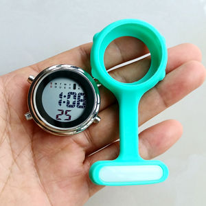 Broches Lumineuses Unisexe pour Infirmière Médecin Hôpital Personnel Médical Alarme Broches Numérique Électronique FOB Montres <span class=keywords><strong>de</strong></span> Poche Suspendre Horloge Cadeaux - Product Image 6