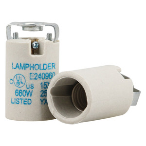 Hot-<span class=keywords><strong>b</strong></span>án E14 E27 gốm Ổ cắm đèn chủ điện loại sản phẩm Đèn Holders & căn cứ - Product Image 1