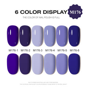 AILANUO Vente en gros de haute qualité Pigment Vegan Nail Color Gel Polish Kit Box New Arrival Nail Gel Polish 6 Couleurs UV Gel Manucure - Product Image 2