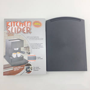 Plateau coulissant pour machine à café LM, tapis de rangement pour appareils de cuisine, base mobile pour comptoir, étagère coulissante, modèle LM25087 - Product Image 5