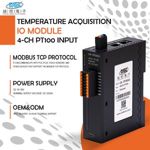 4-канальный модуль ввода PT100 Modbus TCP, высокоточный и стабильный модуль RTD для криогенных физических экспериментов - Product Image 2