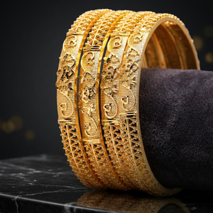 Colorez les bracelets plaqués or formant, bracelets plaqués or de mode en gros, bracelets traditionnels, bijoux remplis d'or de bracelets en laiton. - Product Image 4