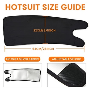 Faja Reductora de Piernas con Efecto Sauna, Calentador de Muslos, Cinturón Moldeador de Piernas, Envolturas Quemagrasas, Cinturón de Compresión de Neopreno Térmico - Product Image 5