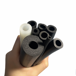 Mangueras de Goma EPDM/Silicona/NBR en Existencia, Tuberías de Agua, Tubo de Esponja Espumada Negra, <span class=keywords><strong>Resistente</strong></span> <span class=keywords><strong>a</strong></span> <span class=keywords><strong>la</strong></span> Temperatura y Ecológico. - Product Image 1