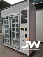 Distributeur automatique de fleurs intelligent commercial, 20-150 pièces, écran tactile 22 pouces, système de refroidissement, kiosque de vente en acier inoxydable