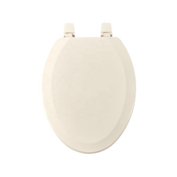 Siège de toilette en bois, couleur blanc/os, style américain, 19 pouces, populaire