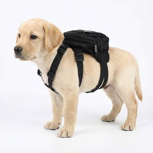Özel Ayarlanabilir Köpek Eyer Çantası Su Geçirmez Naylon Çok Cepli Evcil Hayvan Sırt Çantası Koşum Yeleği Açık Hava Yürüyüş Eğitimi için - Product Image 1