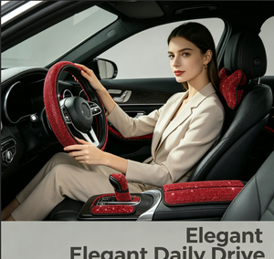 Housse de <span class=keywords><strong>volant</strong></span> de voiture en cuir véritable MELCO, luxe, toutes saisons, universelle, absorbant la transpiration, antidérapante - Product Image 3
