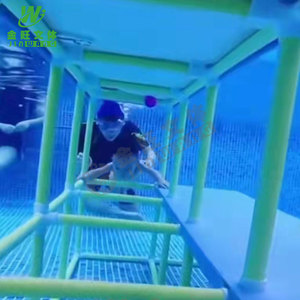 Plataforma de <span class=keywords><strong>Buceo</strong></span> Especializada para <span class=keywords><strong>Clases</strong></span> de Natación Infantiles, Personalizada de Fábrica, con Tapete Subacuático y Superficie de Aprendizaje - Product Image 6