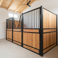 Planche en bambou économique écurie pour chevaux grange préfabriquée mobile pour club équestre et ranch