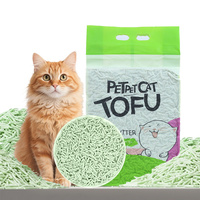 Litière agglomérante pour chat en tofu, sans poussière, anti-odeur, de qualité supérieure, en forme de rayures de 2 mm, éco-nette, vente en gros pour fournisseurs