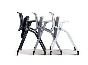 Chaises de formation modernes en maille pour bureau, salle de réunion, pliantes, avec dossier, empilables, pour salles de conférence - Product Image 5