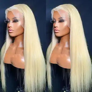 Perruques Lace Closure wig Body Wave naturelles — beaufox, cheveux péruviens, cheveux humains, 613 blond, vente en gros, 613