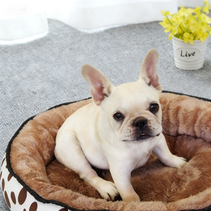 Lit rond réversible pour chien pour <span class=keywords><strong>appartement</strong></span>, lit double face pour chat pour petits espaces - Product Image 3