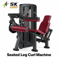 Machine à flexions de cuisses assise SK-L16 avec poids sélectables, équipement d'entraînement des jambes pour salle de sport professionnelle