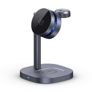 Chargeur sans fil magnétique de bureau 25W avec refroidissement semi-conducteur Qi2.2 et puce TEC pour téléphones Apple et Samsung - Product Image 3
