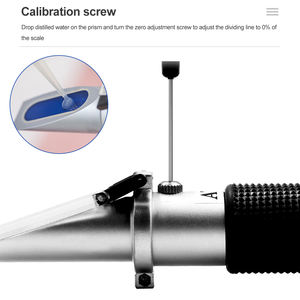 Réfractomètre portable pour <span class=keywords><strong>tester</strong></span> le sucre, mesure de 0 à 90 % Brix, outil de mesure ATC pour les jus de fruits et les liquides - Product Image 3