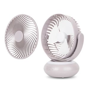 Portable 3 vitesses Oscillation 5V Vitesse du vent Mini ventilateur <span class=keywords><strong>de</strong></span> <span class=keywords><strong>table</strong></span> portable rechargeable avec veilleuse pour hôtels - Product Image 6