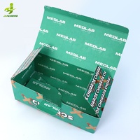 Boîte Présentoir en Carton pour Sachet d'Emballage Personnalisé de Barres Chocolatées Énergétiques, de Cacahuètes, de Noix et de Bonbons Protéinés
