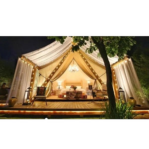 Outdoor luxury wood TeePee Glamping hotel Resort tienda Indian winter waterproof wedding safari tepee wall glamping <span class=keywords><strong>tende</strong></span> - Product Image 4