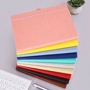 Mymoonpie A5 Hardcover Planner Traveler's <b>Journal</b> Paper Notebook 100 Inner Pages PU Leather Cover Printed Style Custom LOGO Gift - Product Image 4