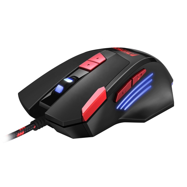 High Quality 8D Wired GM18 Gaming Mouse With 7 Colors Breathing Led Light 8 Keys 3200 DPI Programming Optical GM18 Game Mouse