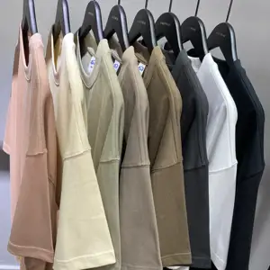 कस्टम पुरुषों की टी शर्ट थोक हैवीवेट ओवरसाइज़्ड टीशर्ट 300GSM उच्च गुणवत्ता 100% कॉटन ब्लैंक टी-शर्ट प्रिंटिंग